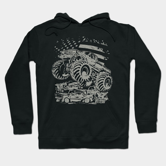 MONSTER CRUSH MASTER Hoodie by OffRoadStyles